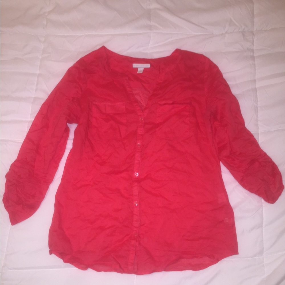 New York & company cotton top/Blouse
